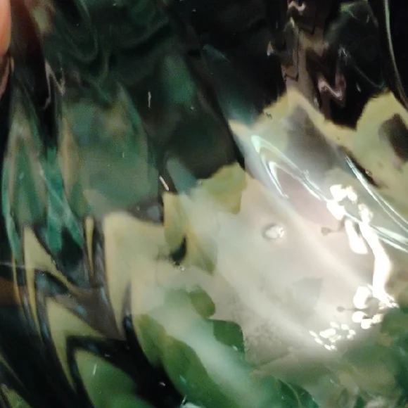 Vintage Elegant Green Glass Vase (Set Of 2) - Picture 13 of 13